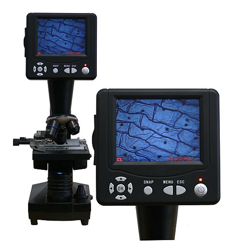 Display of the microscope PCE-BM200