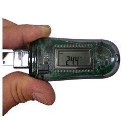 The Mini Data Logger Microlite 8/16 in its compact design.