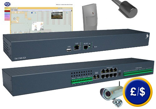 PCE-IMS 1 Monitoring system for monitoring, surveillance as well as for a quick, easy and safe domestic automation.