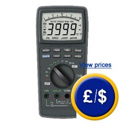 DM-9960 multimeter with indicator a graph bar.