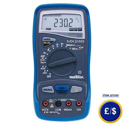 Multimeter Metrix MX24B with many measuring functions