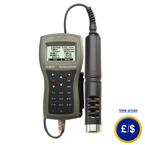 Multiparameter portable measuring instrument HI 9829