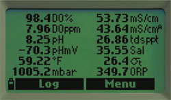 Simultaneously display of 12 parameter