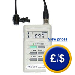 PCE-355 noise meter