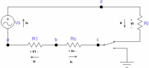 Oscilloscope: Electric circuit.