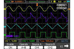 Picture of the Oscilloscope PCE-DSO8060