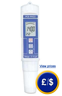 the PCE-PH 22 pH meter