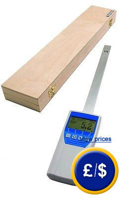 Paper Moisture Meter - RH 5 to measure moisture in piles of paper.