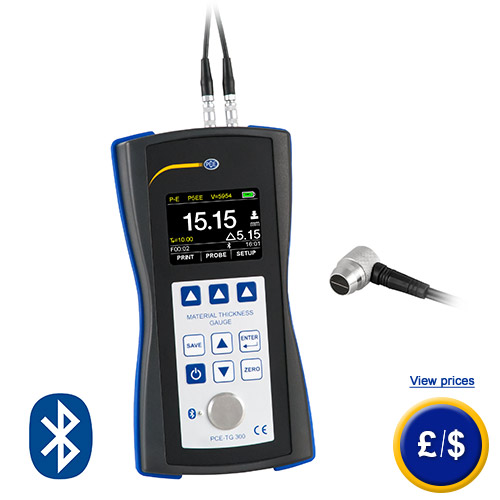 go to ultrasonic thickness gauge PCE-TG 300