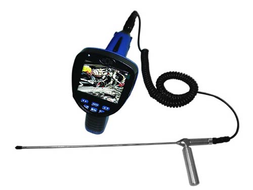 Portable Industrial Endoscope PCE-RVE 30 in usage