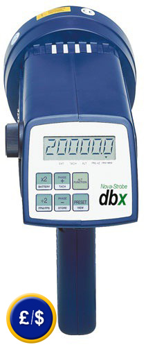 Portable Stroboscope Nova Stroba dbx used to measure the revolutions and oscillations, as well as observation of movements.