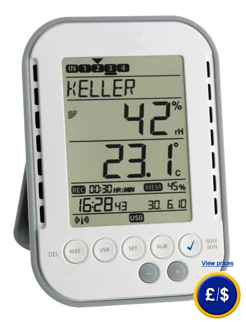 Radio Data Logger TA-140 for long-term measurement.