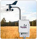 WatchDog rain gauge for temperature (with wide memory and large display).