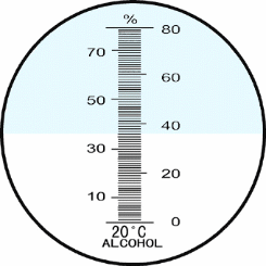 PCE-ALK refractometer for alcohol content
