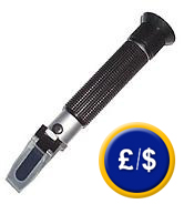 PCE-0100 refractometer for quickly determine salinity