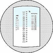 PCE-5890 refractometer for measures sugar content, water content and baum of honey.