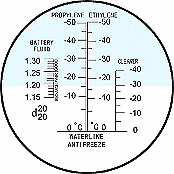 PCE-SG refractometer to determine the content of anti-freeze in installations and machines quickly and accurately.