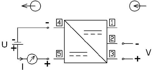 Connection diagram of the Signal Transducer PCE-P17U