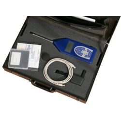 Here is the PCE-DSA sound level meter in its carrying case.