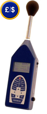 the PCE-DSA 50 sound level meter