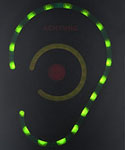Sound level meter SoundEar: Green ear symbol 