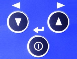 Keys of the PCE-VT 250 stethoscope.