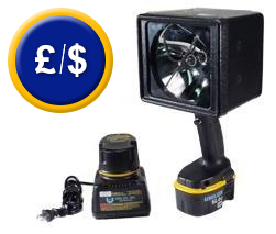 Beacon stroboscope with accumulator with a high illumination power and very easy to use.