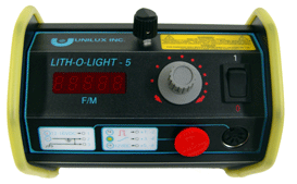 Stroboscope for printing and paper making with external trigger.