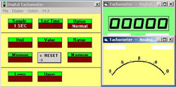 Software Layout of the Tachometer PCE-151