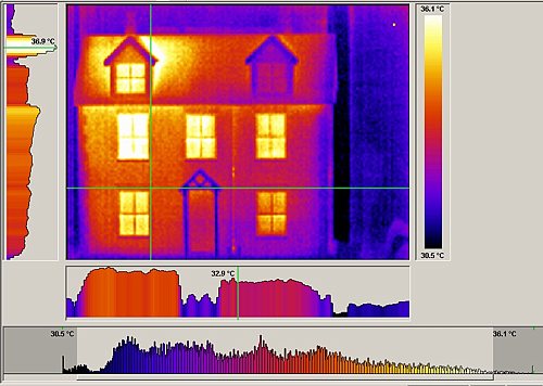 PCE-TC 4 thermal camera: an image of the software