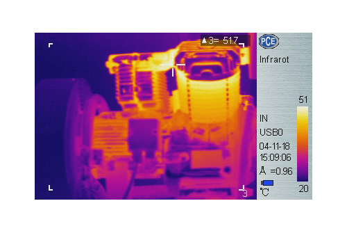 Saved image of the Thermal Camera PCE-TC 9