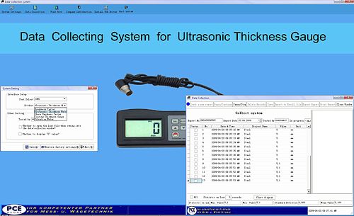 Software for PCE-TG 50 thickness gauge.