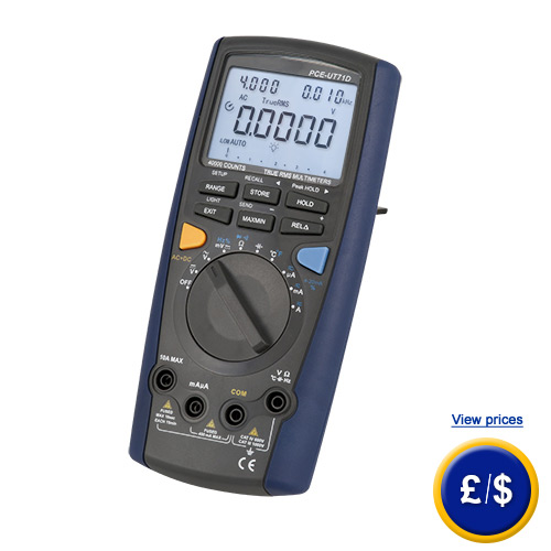 The TRMS Professional Multimeter PCE-UT71D