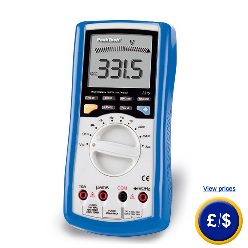 USB Multimeter PeakTech PKt 3320