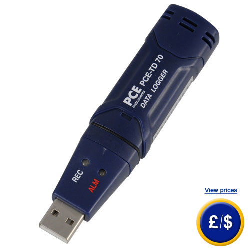 USB Temperature Logger PCE-TD 70