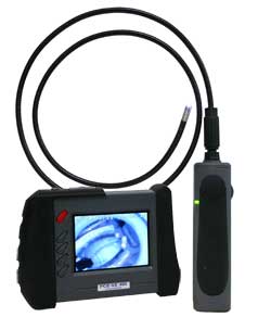 Wireless video endoscope (useful length 1 / 2 m).