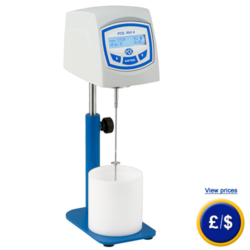 Get more information on the viscometer PCE-RVI 4.