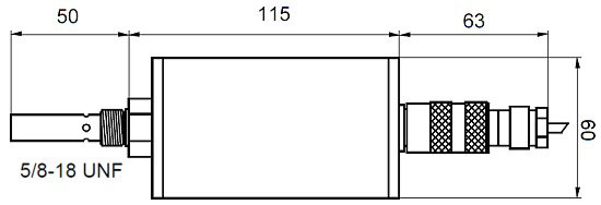 Drawing of the Water in Oil Meter PCE-WIO 1