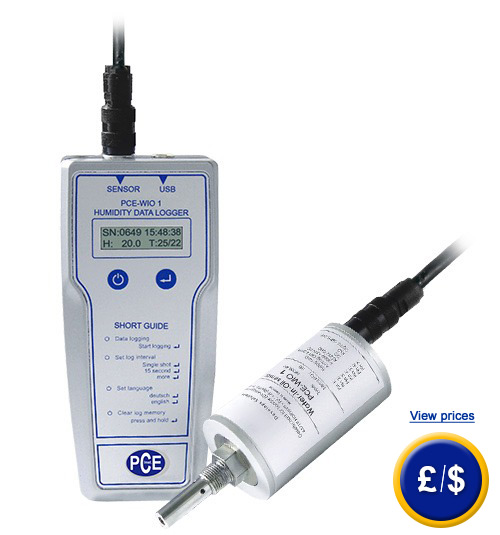 Water in Oil Meter PCE-WIO 1 Water in Oil Meter to determine the absolute moisture content of silicone-, bio-, ester-and mineral oil.