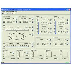 Here you will see the analysis software included in the Weather Station. 