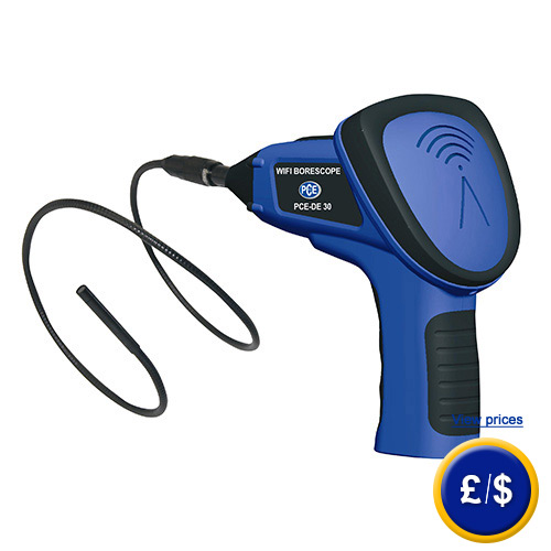 Further information on the Wi-Fi Endoscope PCE-DE 30
