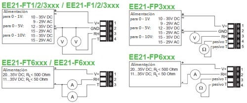 EE 21 humidity transducer conection.