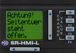 Optional LCD display for the SR12-MRDC logic module