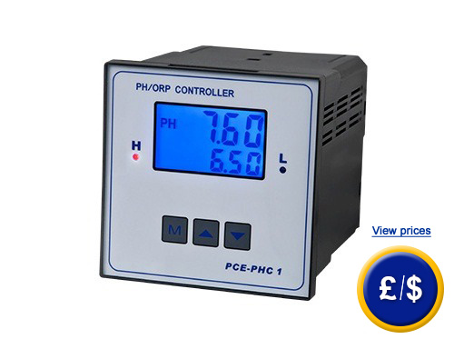 PCE-PHC 1 pH regulator to measures pH and ORP and two-points calibration