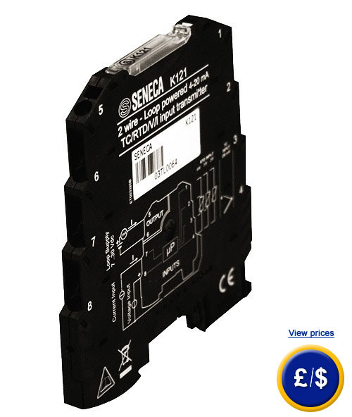 Universal transducer WK121 to convert thermo-elements signals, resistance temperature sensors, potentiometers as well as both current and voltage signals.